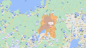 滋賀県の地デジ電波受信状況